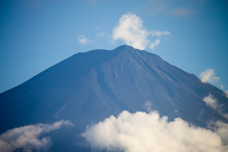 Mt. Fuji was clouded over the whole day we were there, but just as we were getting ready to leave the peak poked out of the clouds. It was great. Praying at the shrine for a good view of the mountain paid off. Thanks Japanese Gods!